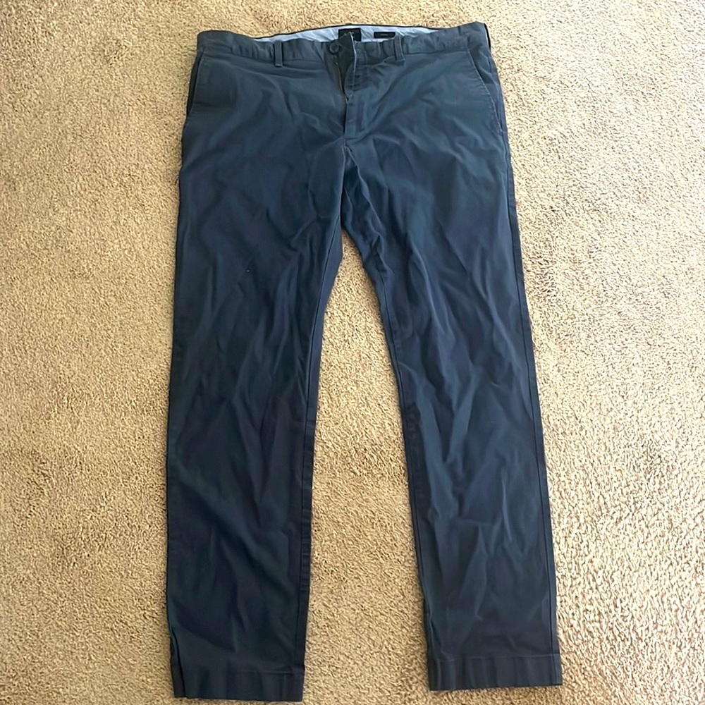 J Crew Driggs navy blue pant
